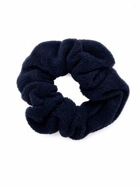AERIE Navy Terry Cloth Hair Scrunchie - NWT